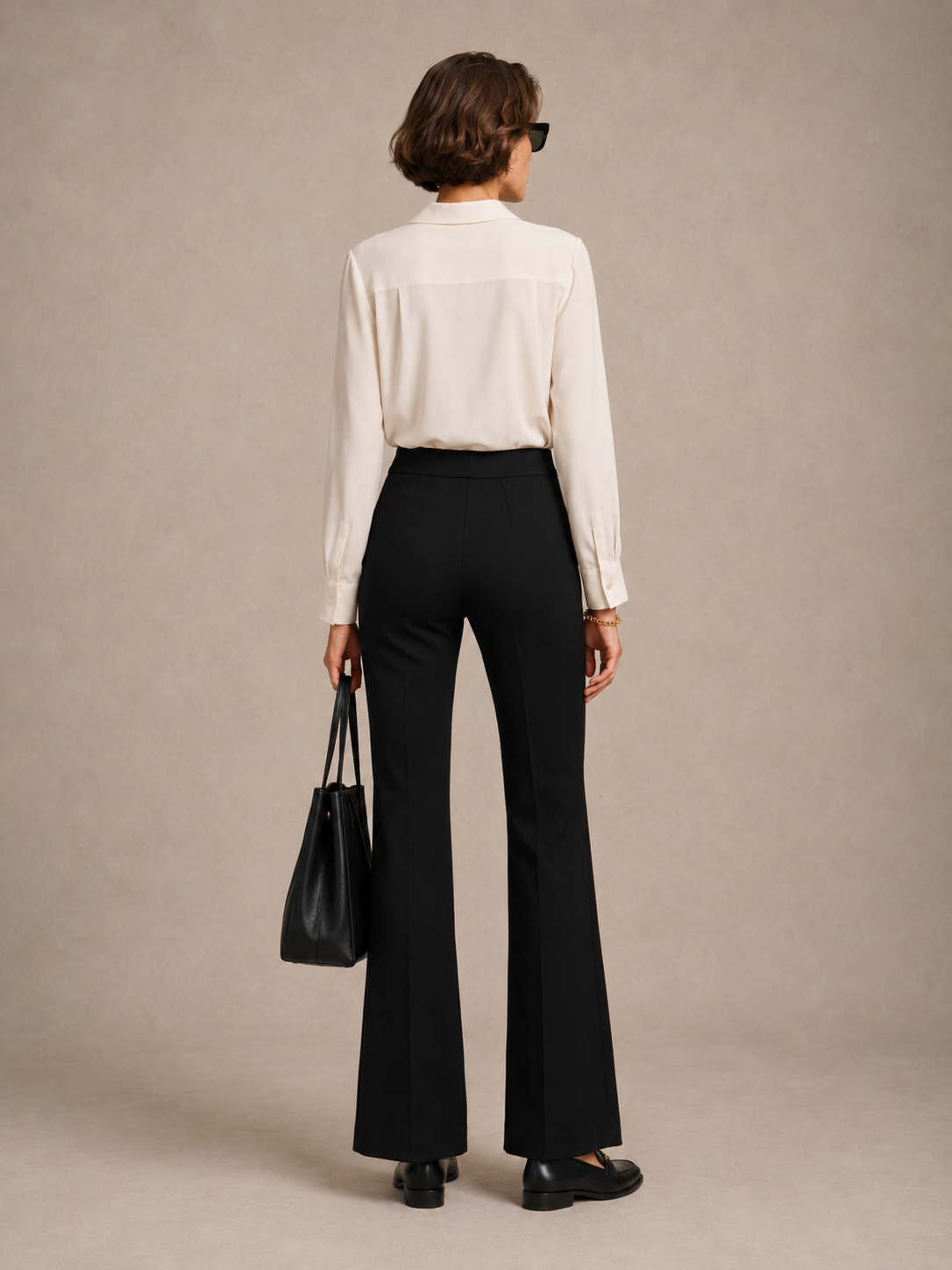 Hose „Nanette Gold“ Schwarz