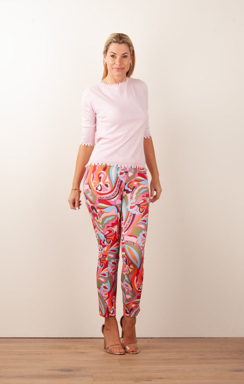 Hose „Sabrina“ Pink | Multicolor