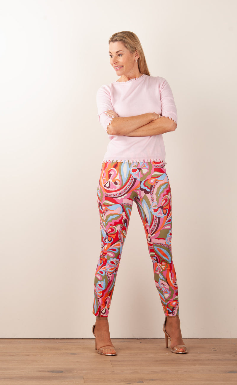 Hose „Sabrina“ Pink | Multicolor