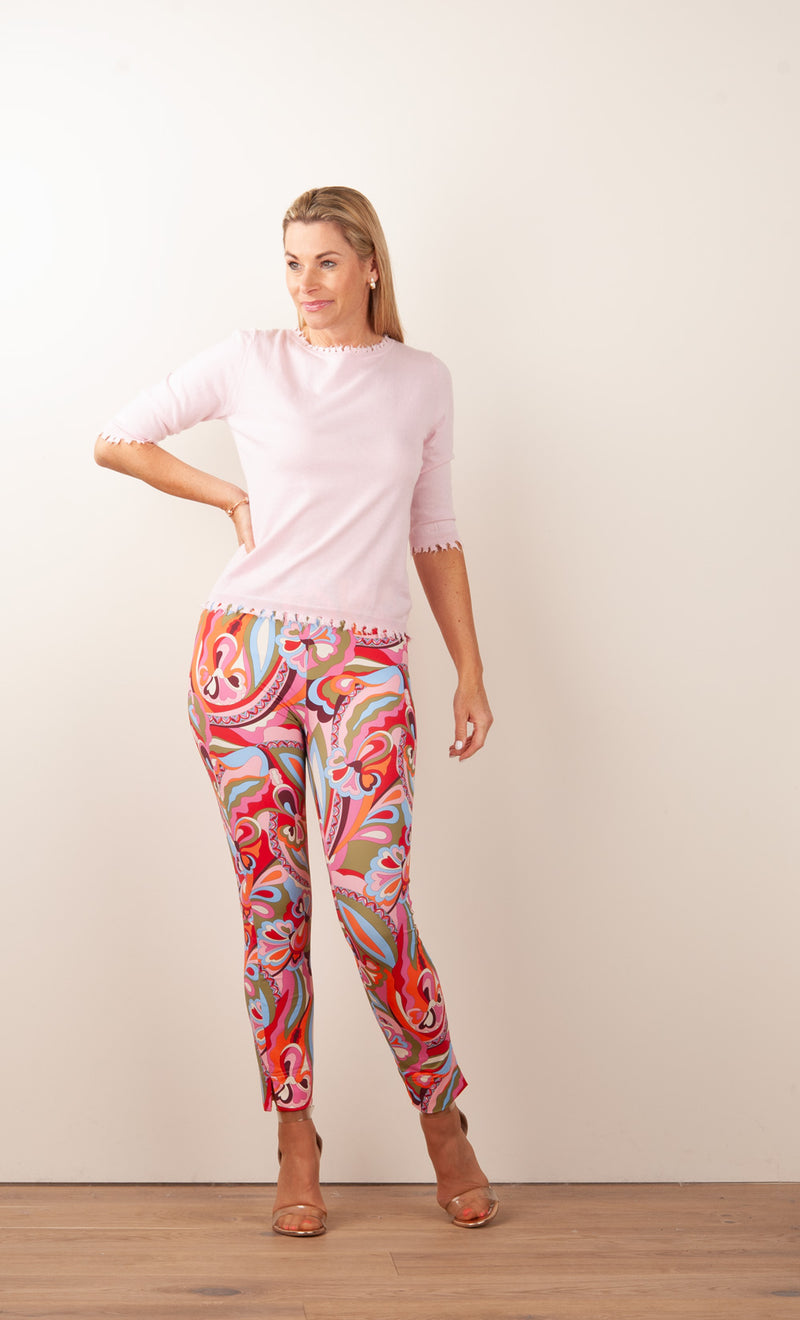 Hose „Sabrina“ Pink | Multicolor