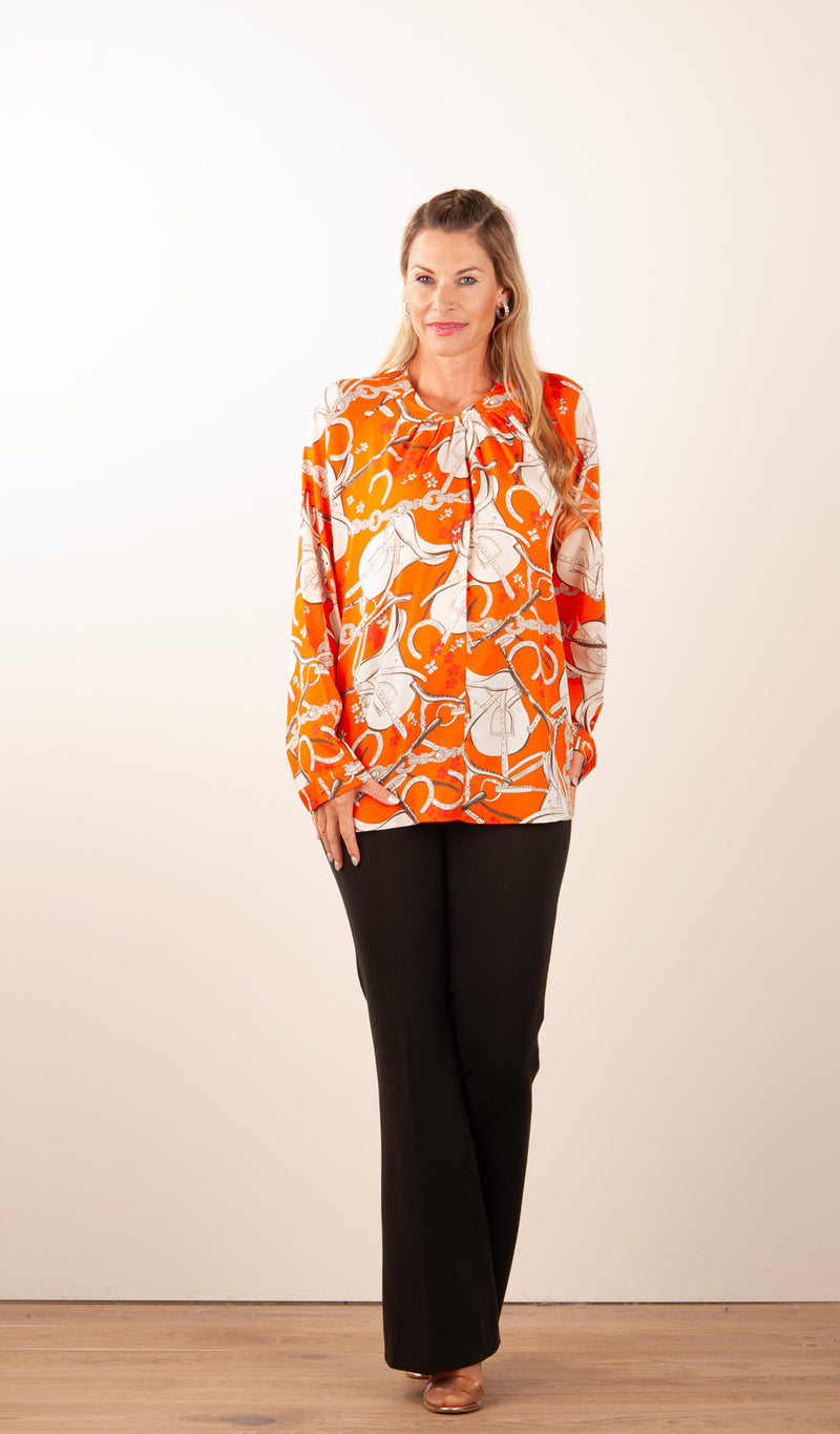 Jersey Hose „Nanou Italian“ Dunkelbraun