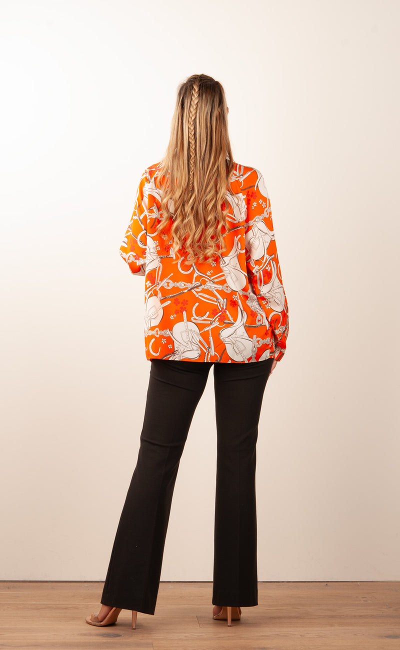 Jersey Hose „Nanou Italian“ Dunkelbraun