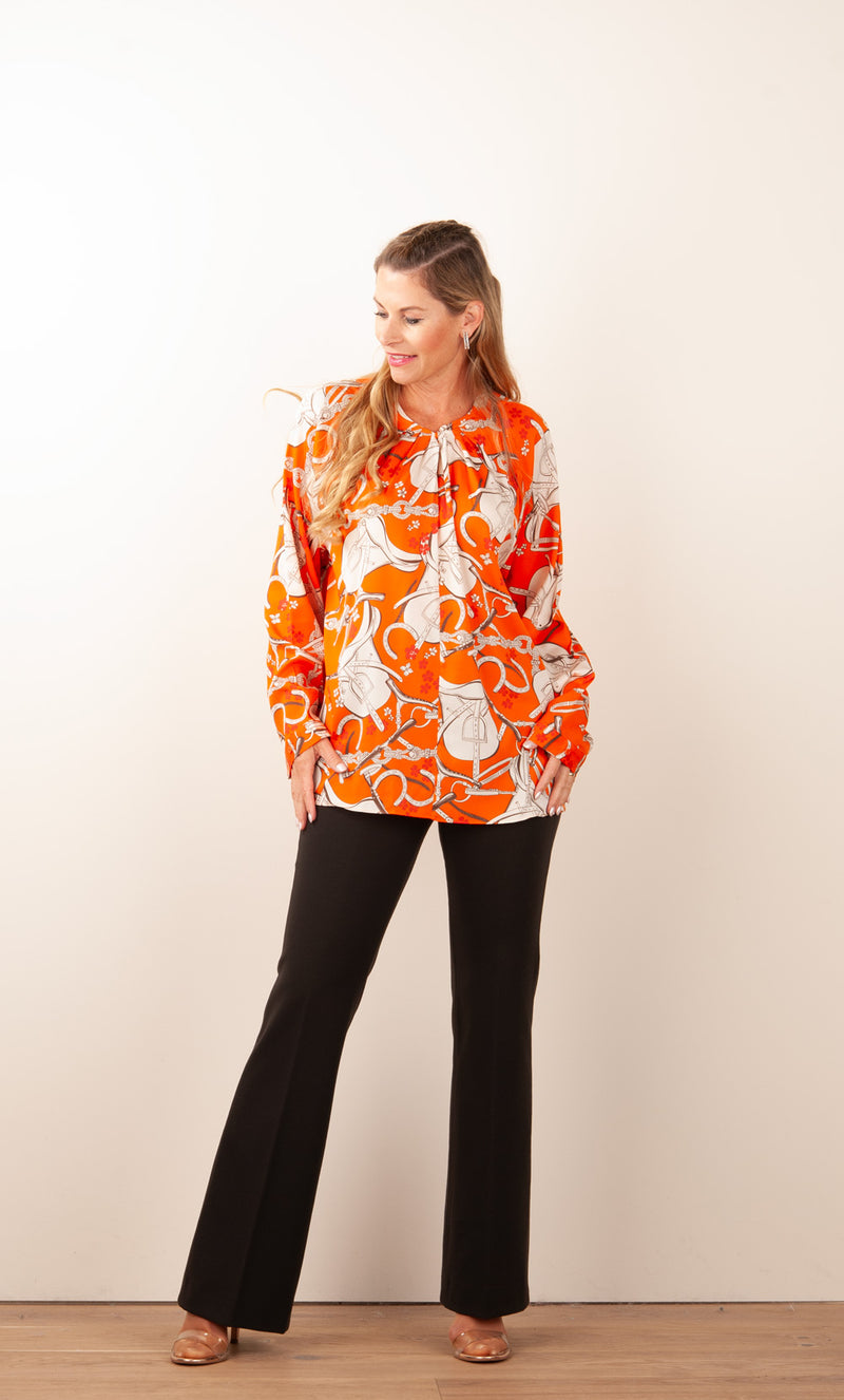 Jersey Hose „Nanou Italian“ Dunkelbraun