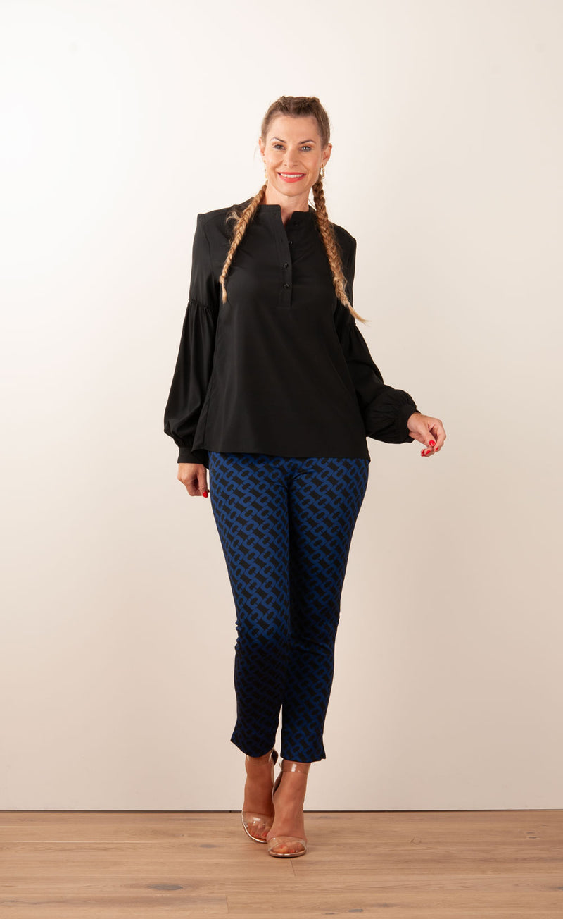 Hose „Sabrina“ Schwarz | Blau