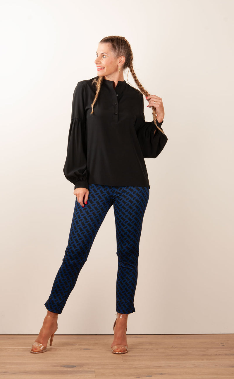 Hose „Sabrina“ Schwarz | Blau