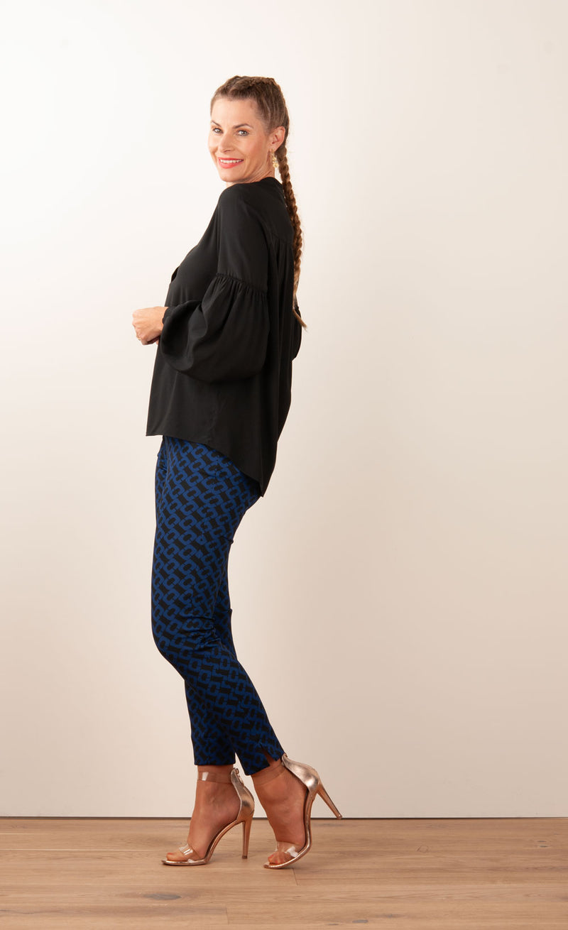 Hose „Sabrina“ Schwarz | Blau