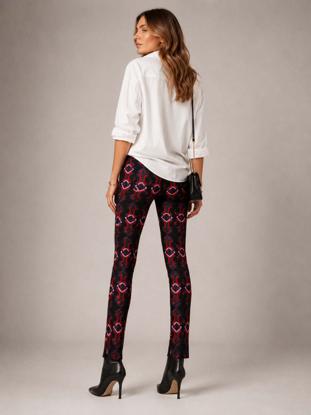 Statement-Hose „Sabrina“ Schwarz | Grau | Rot | Rosa