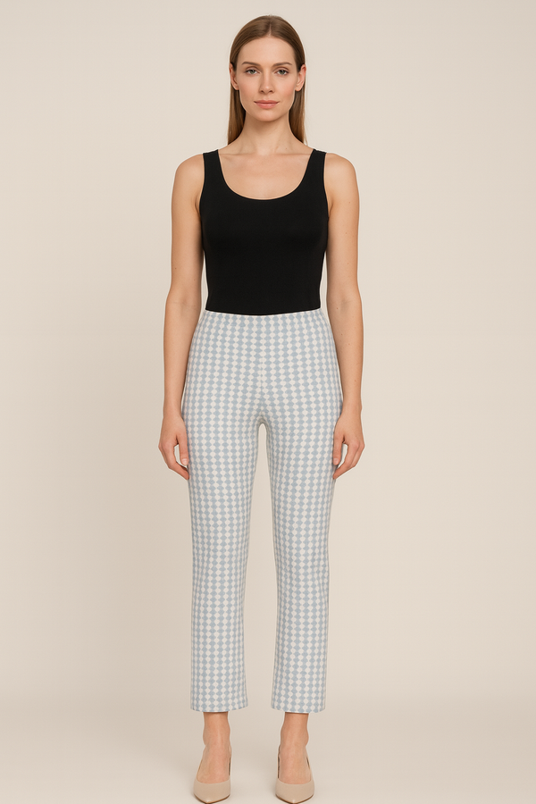 Hose „Cindy Blue“ Hellblau | Weiß