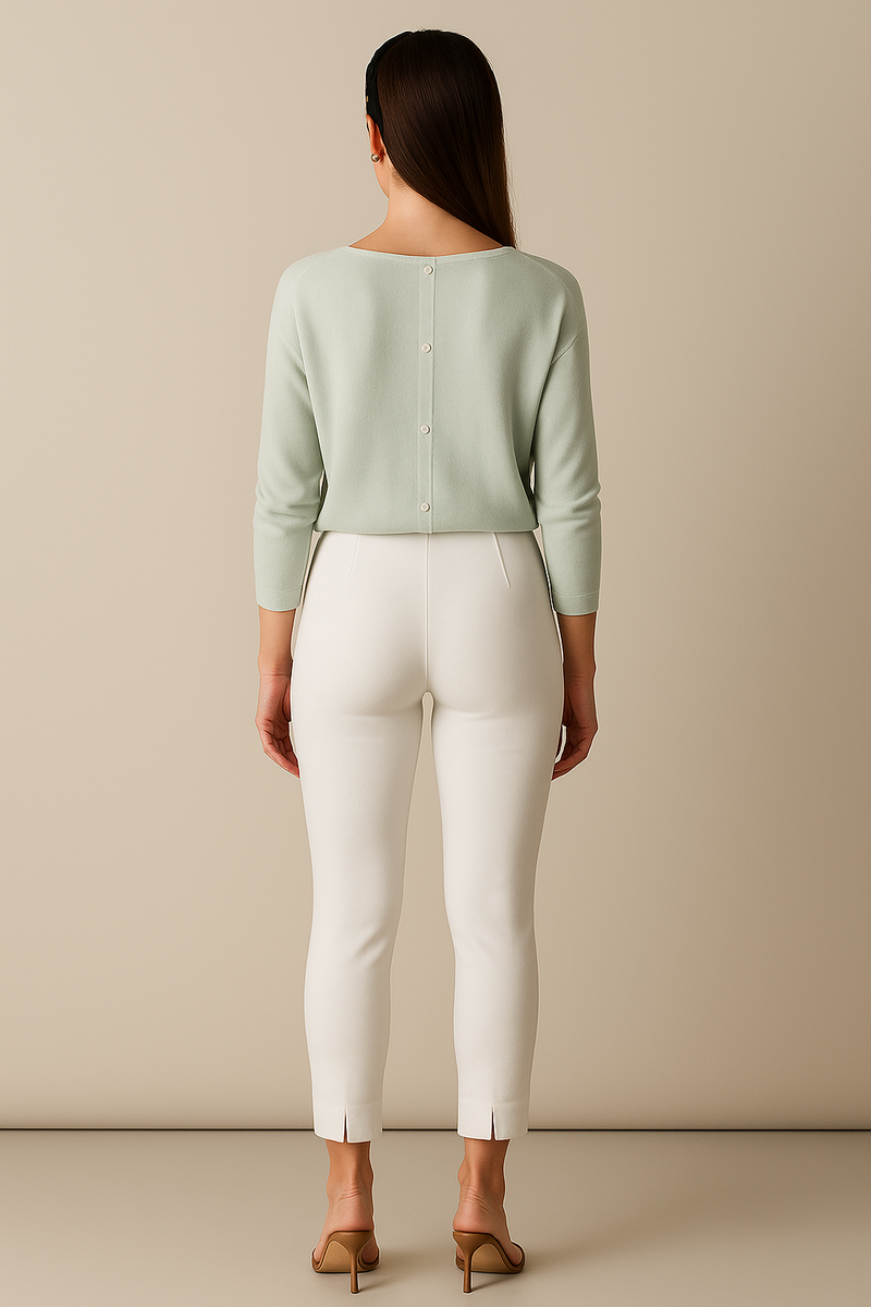Hose „Capri“ Weiß