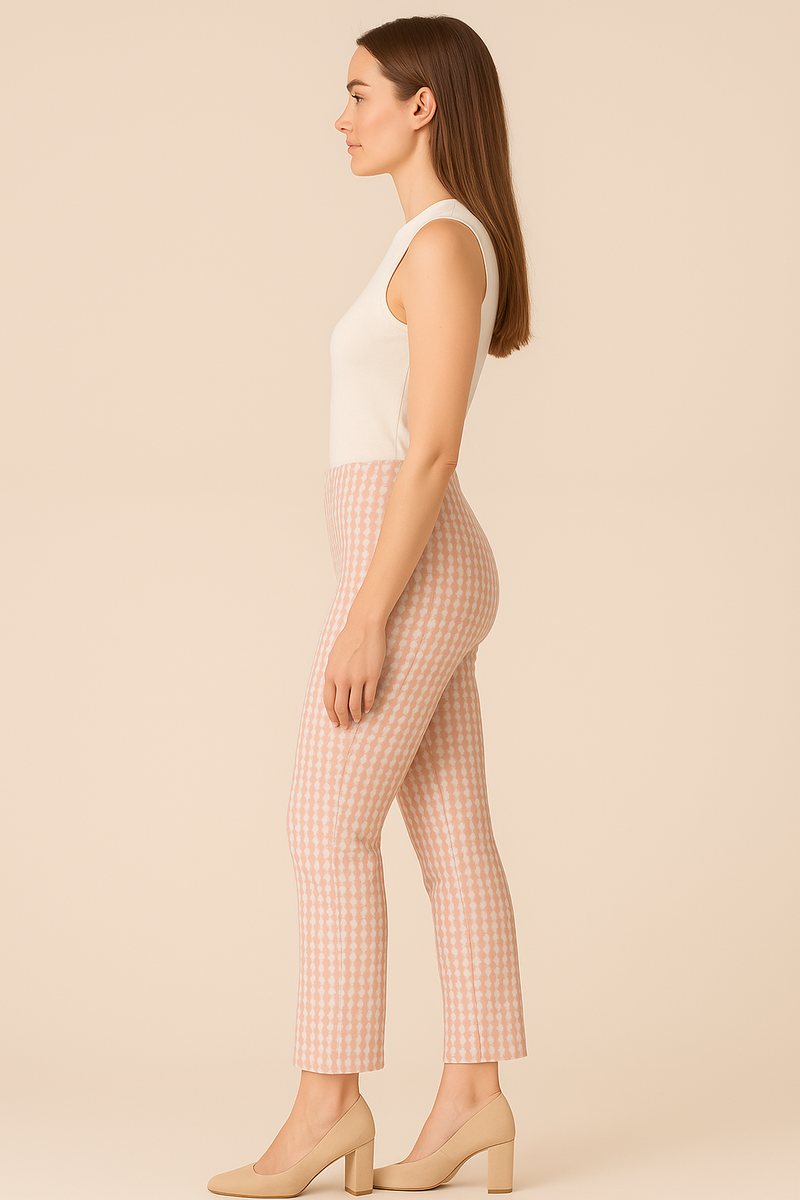 Hose „Cindy Rose“ Rosa | Weiß