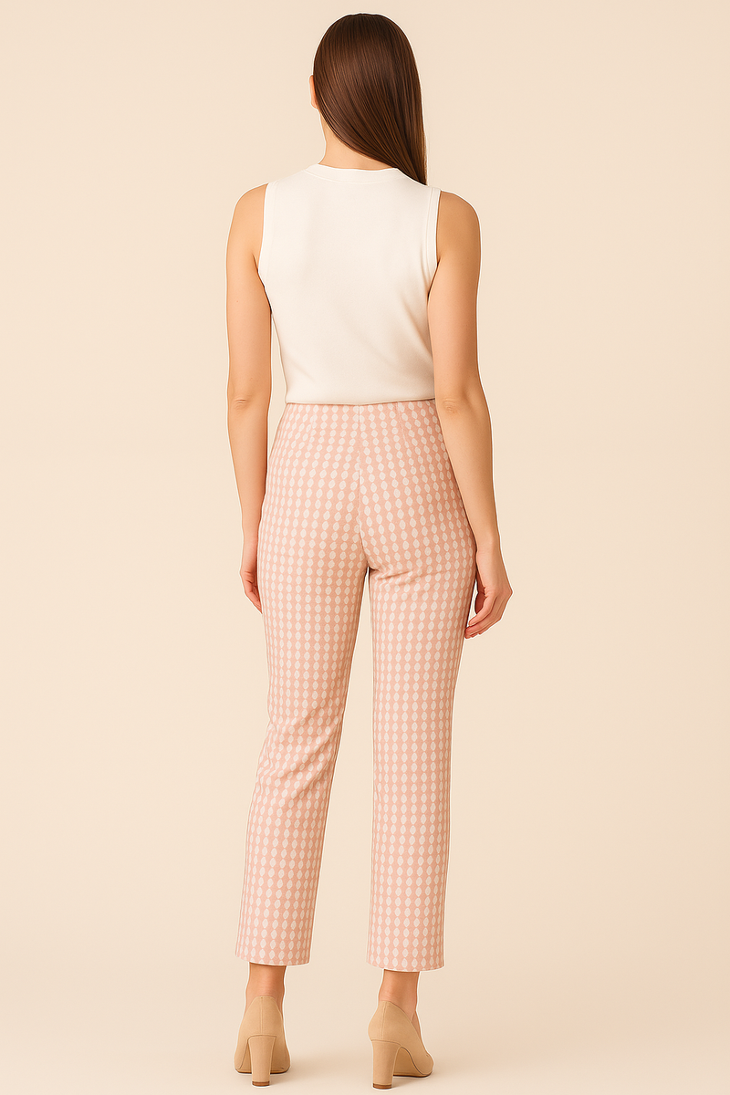 Hose „Cindy Rose“ Rosa | Weiß