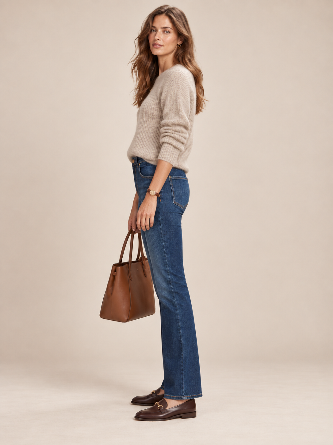 Denim-Jeans „Caren“ Blau