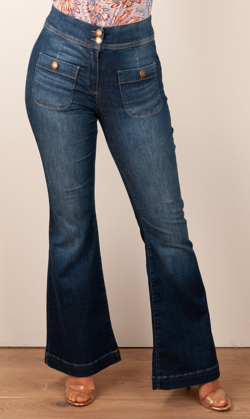 Hose / Jeans „Camille“ Blau