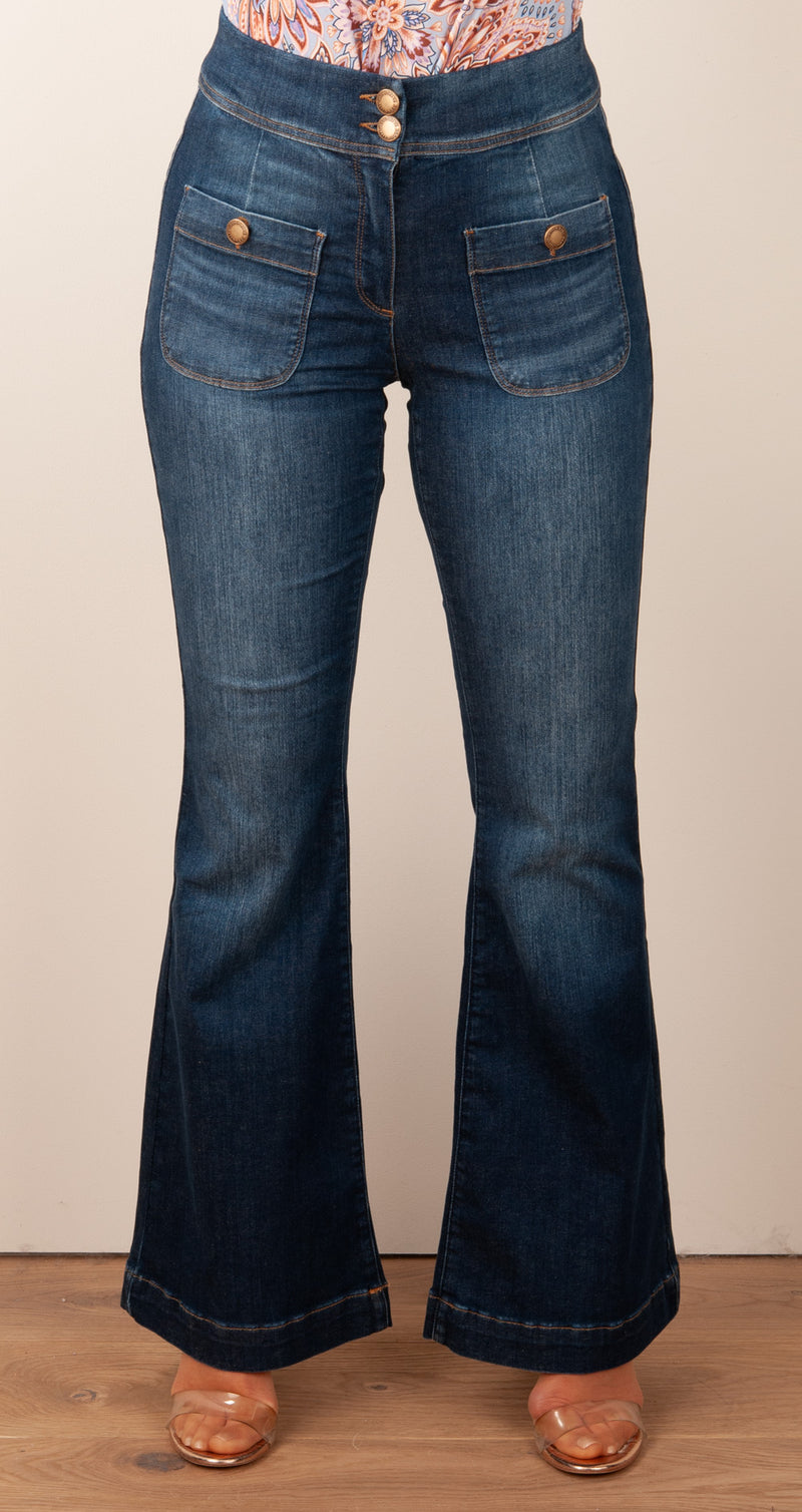 Hose / Jeans „Camille“ Blau