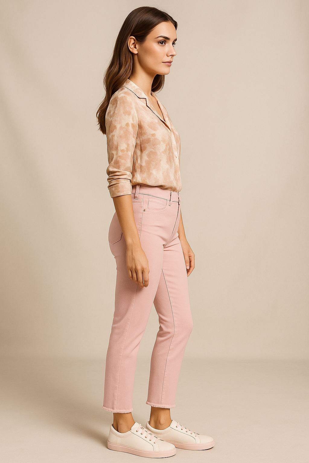 Jeans „Claire“ Pastellrosa