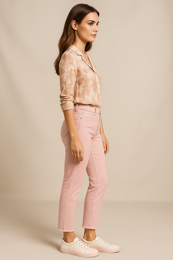 Jeans „Claire“ Pastellrosa