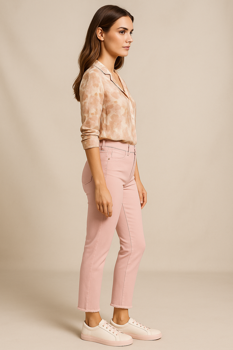 Jeans „Claire“ Pastellrosa