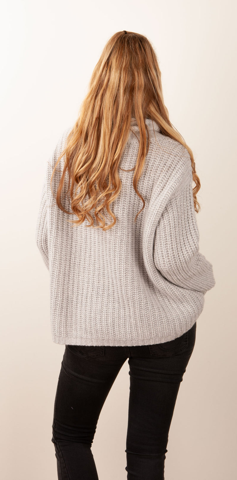 Pullover Melange Grau