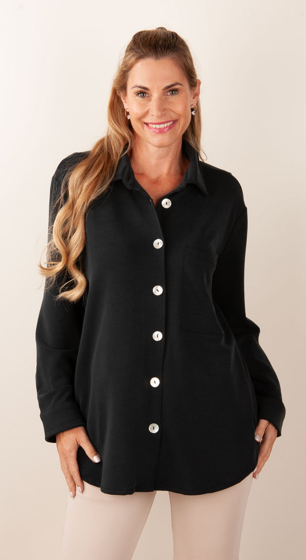 Blusenshirt Schwarz