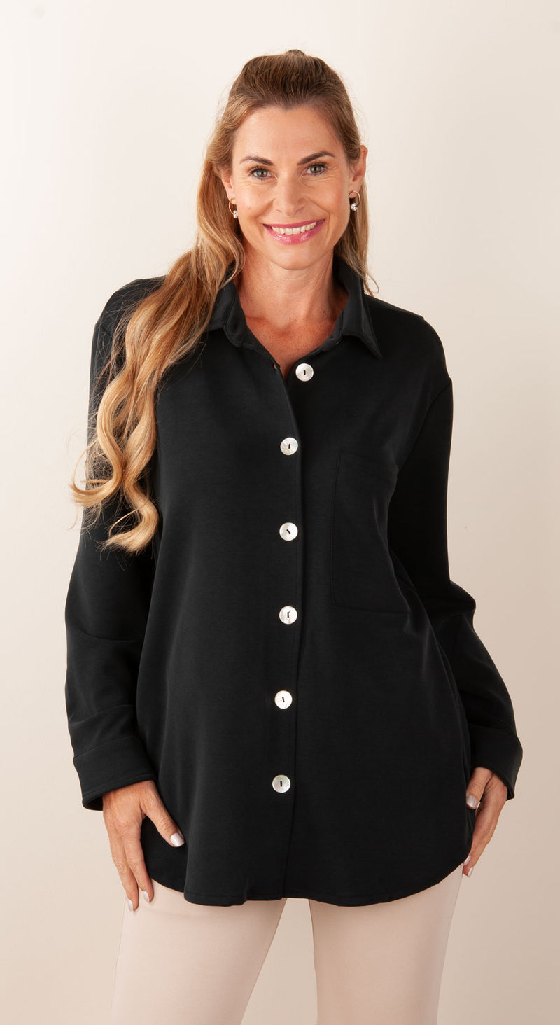 Blusenshirt Schwarz
