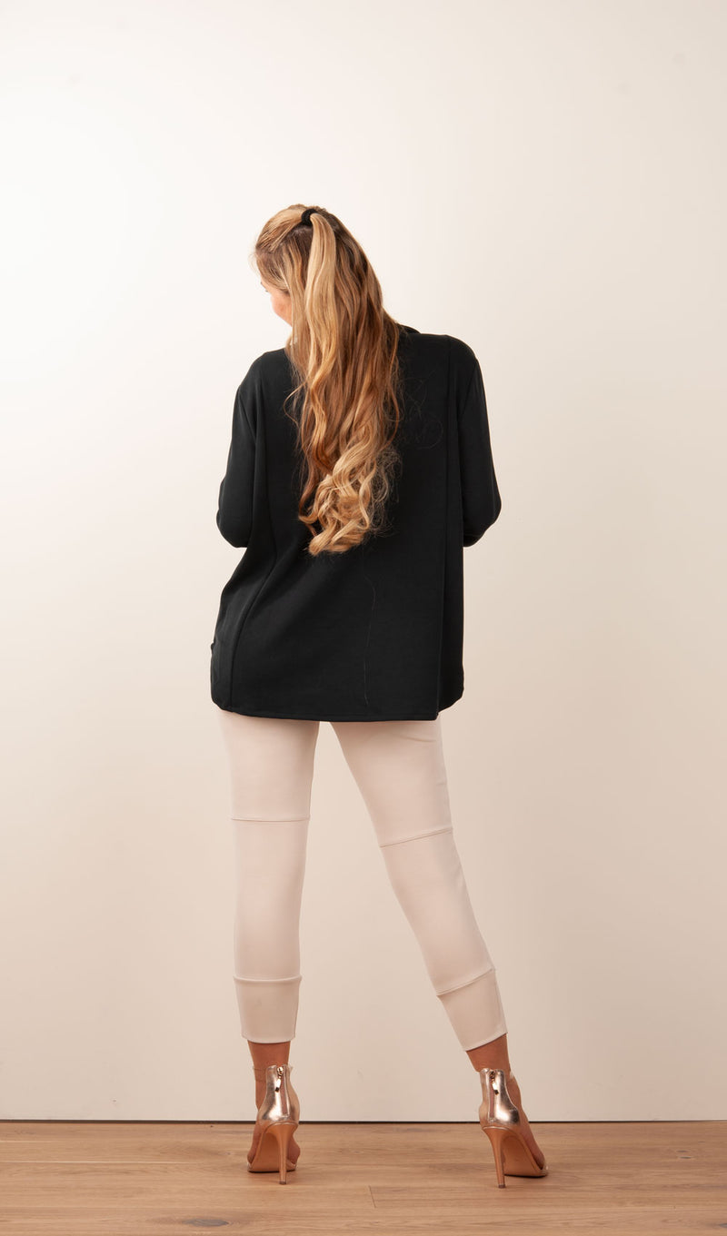 Blusenshirt Schwarz