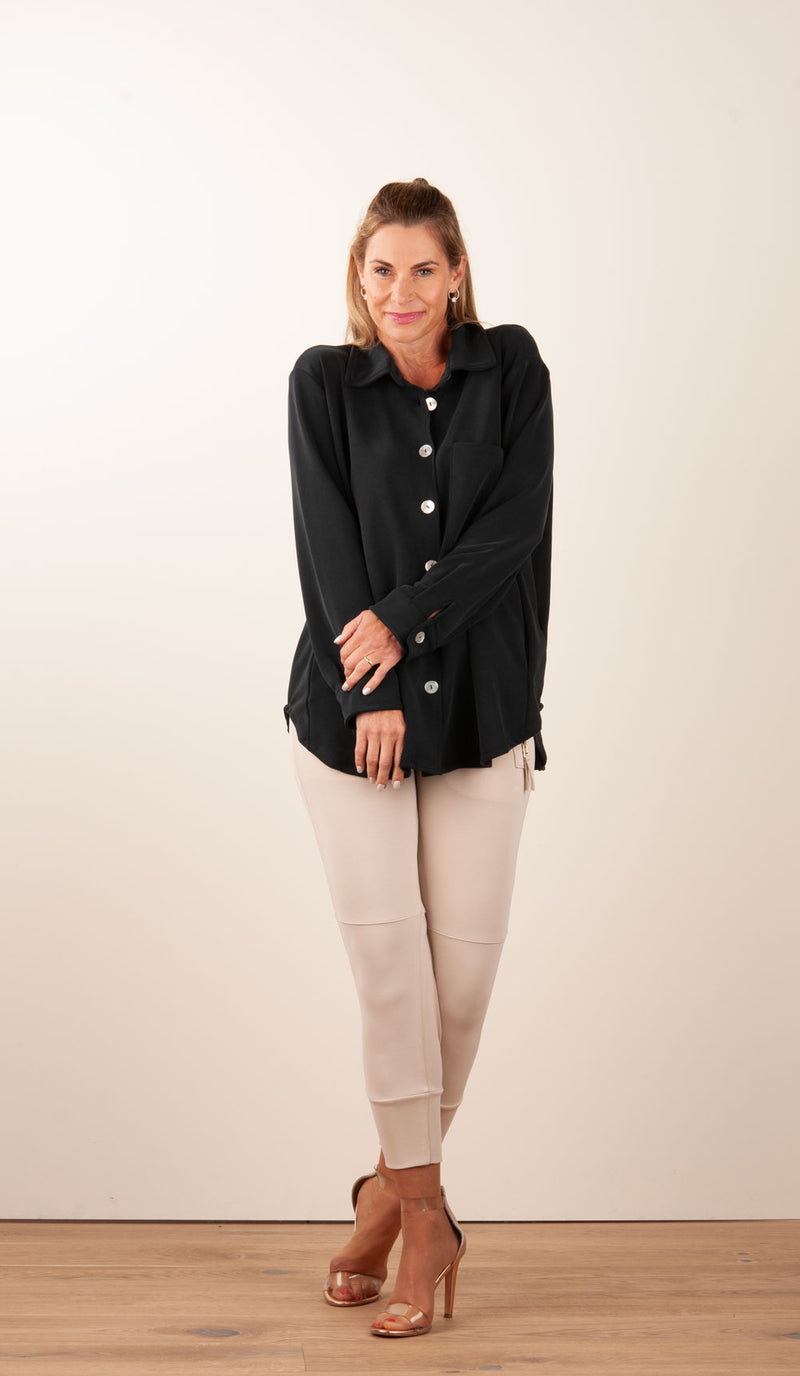 Blusenshirt Schwarz