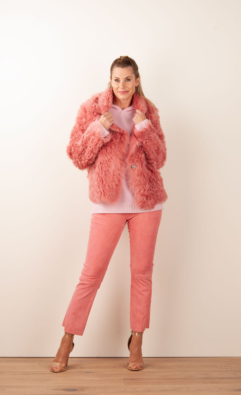 Lammfelljacke Rose