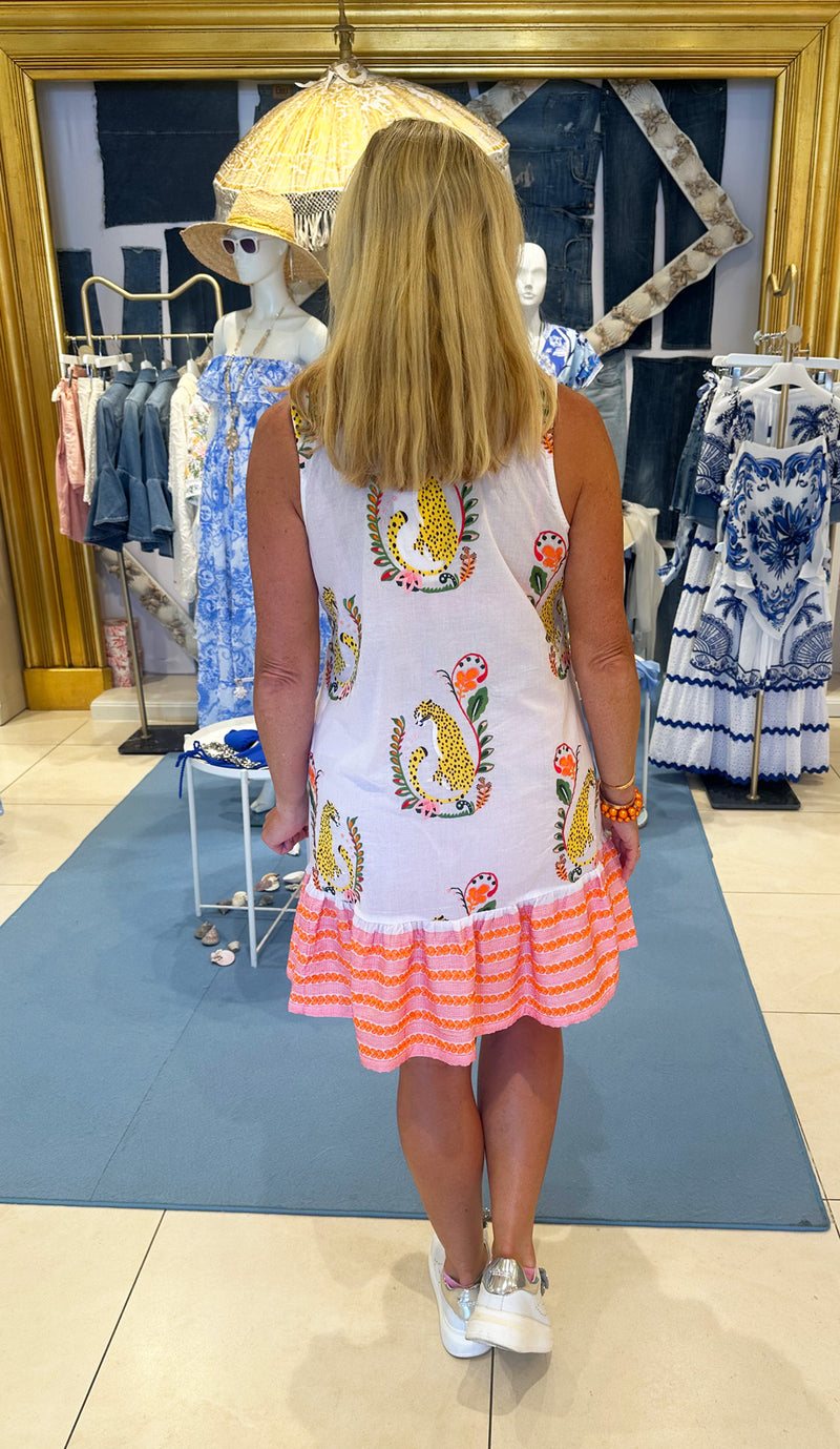 Kleid Weiß | Multicolor