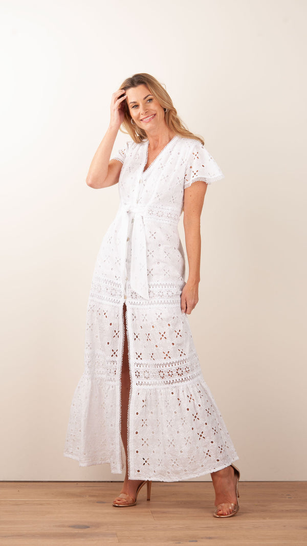 Kleid „Ducale“ Weiß