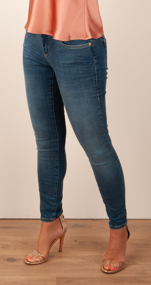 Jeans „Halle Skinny“ Blau