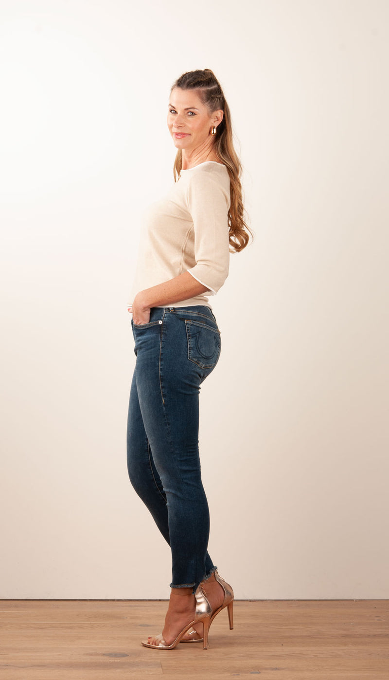 Jeans „Halle | Kick Flare“ Blau