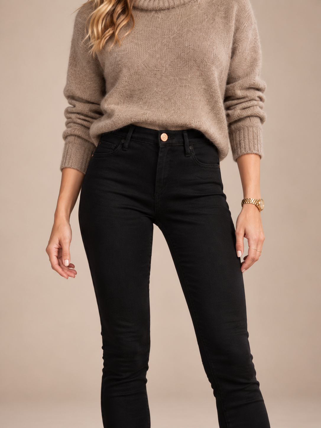 True Religion / Urbane Lässigkeit / Die Statement-Jeans Schwarz / Zoomansicht
