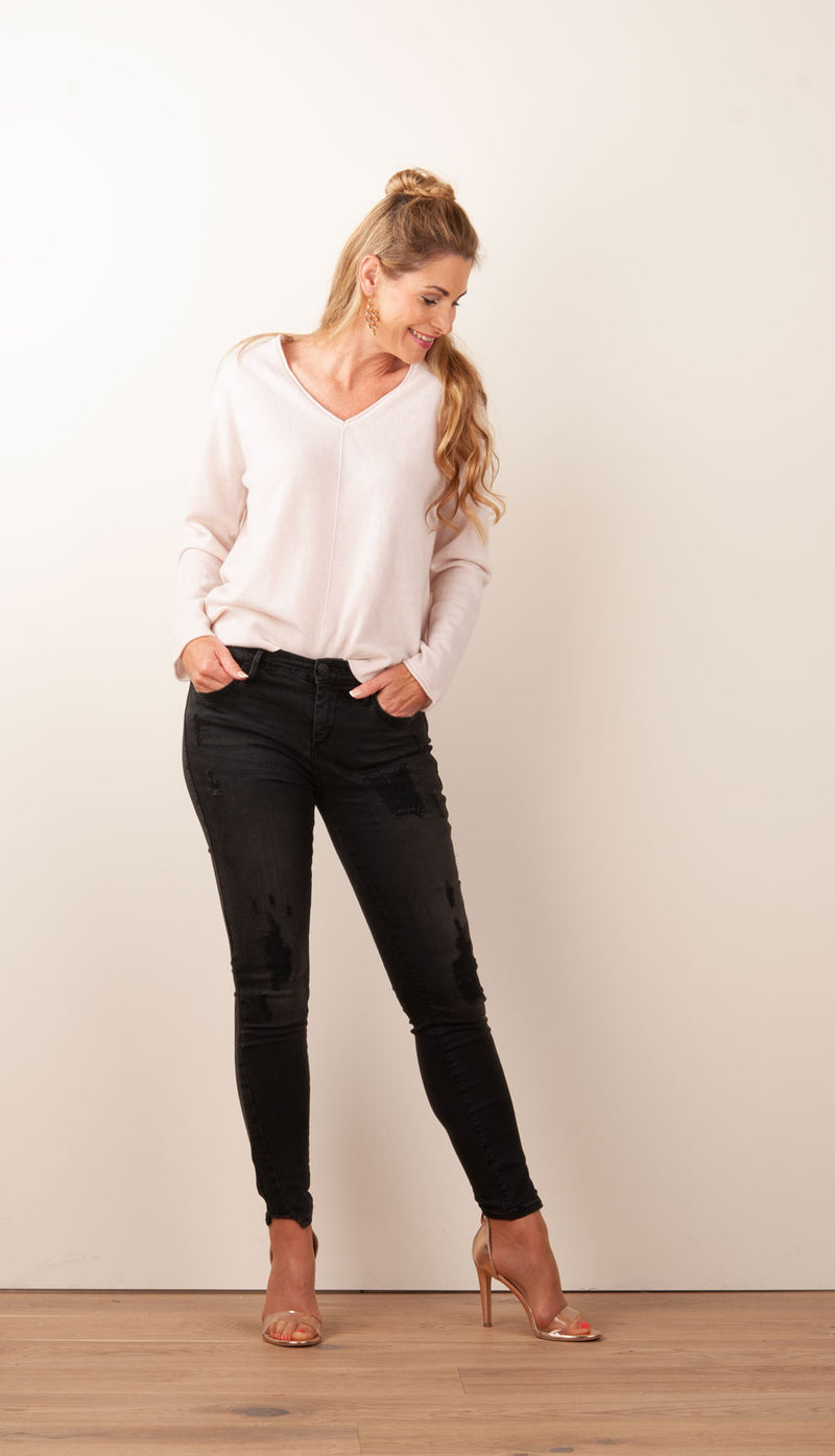 Jeans „Halle | Super Skinny“ Schwarz