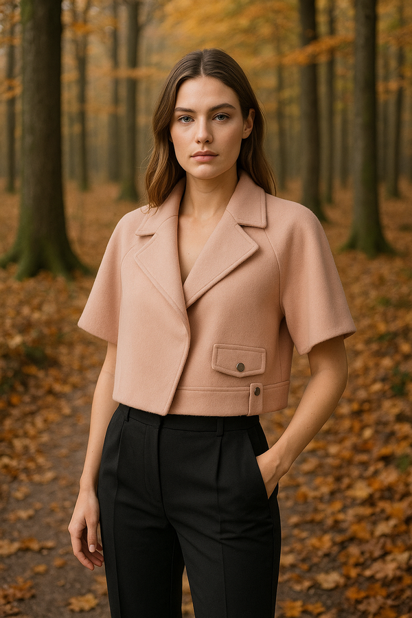 Jacke Puderbeige
