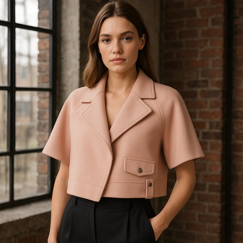 Jacke Puderbeige