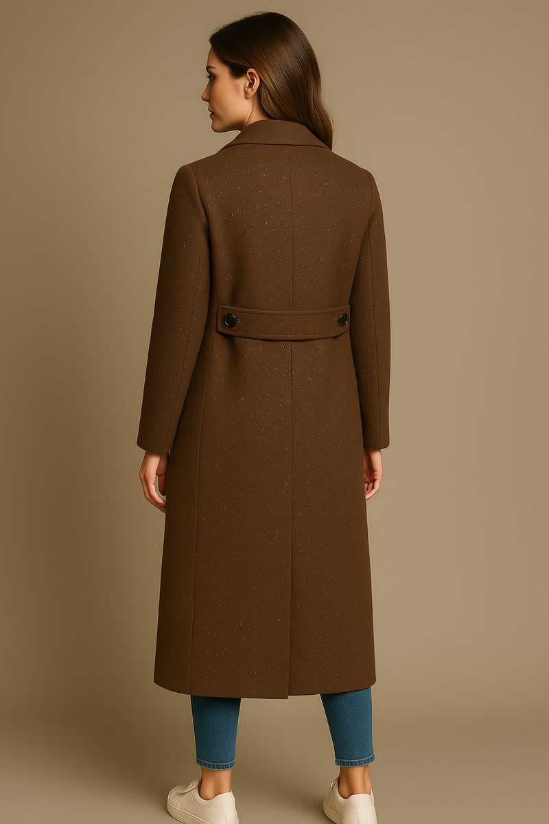 Mantel „Glitzer“ Braun