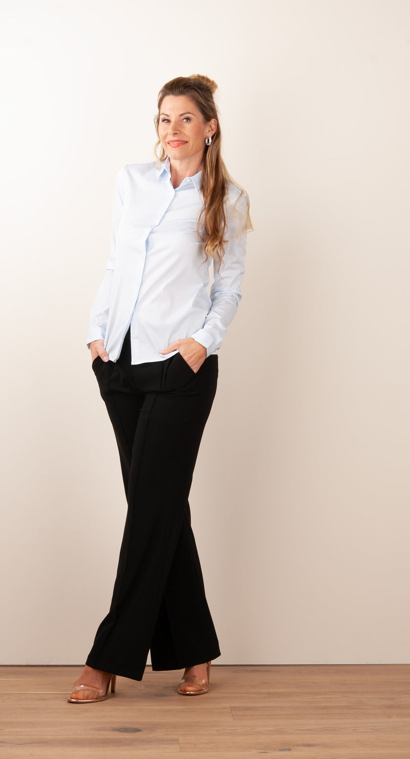 Bluse Hellblau