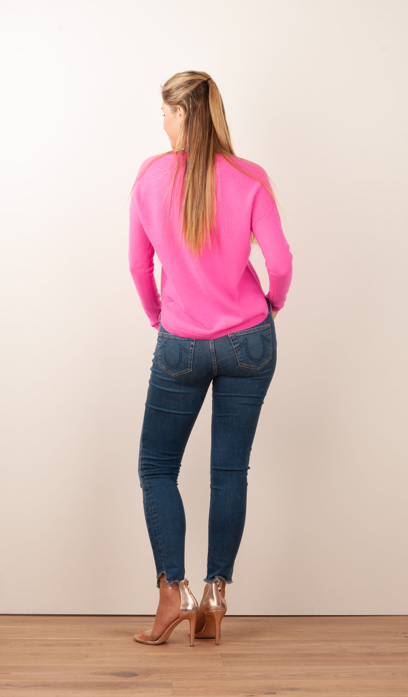 Kaschmir Pullover Pink