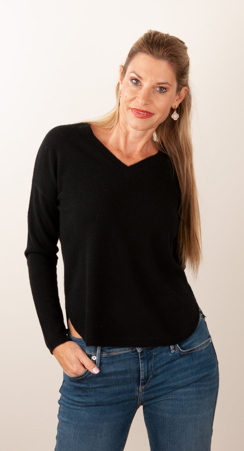 Kaschmir Pullover Schwarz