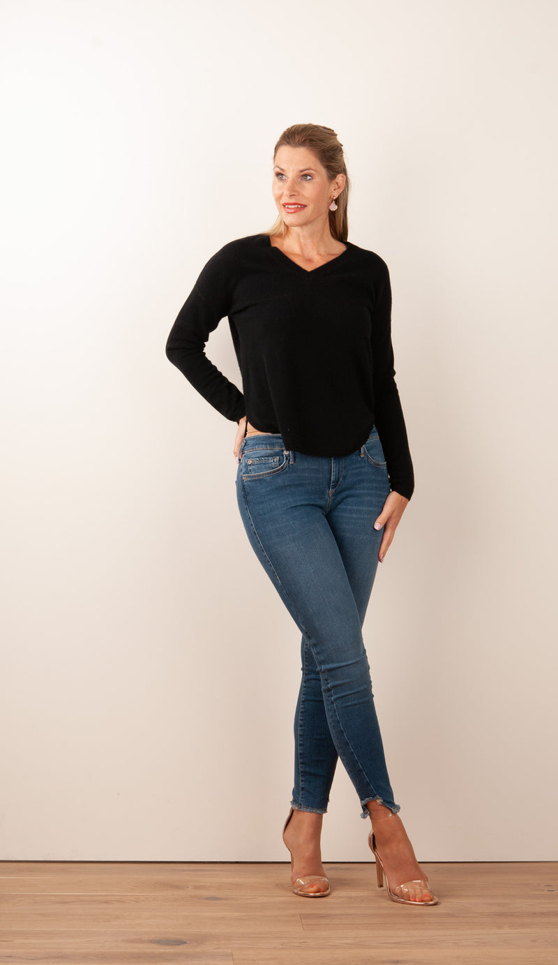 Kaschmir Pullover Schwarz