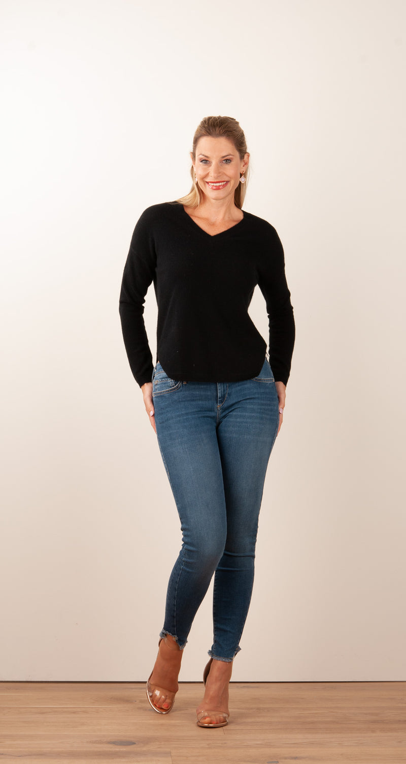 Kaschmir Pullover Schwarz