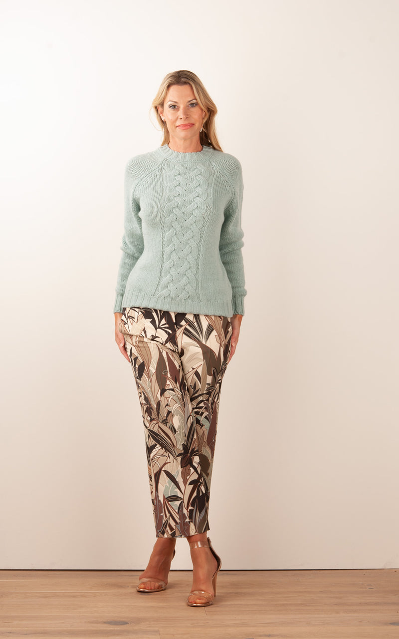 Hose „Claire“ Beige | Braun