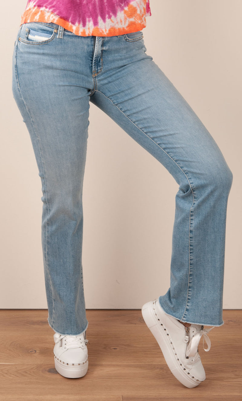 Jeans „Paris Flared“ Blau