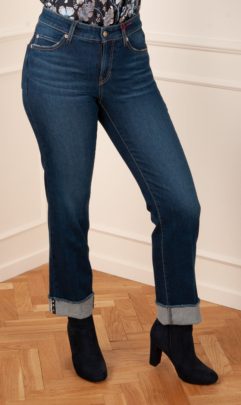 Jeans „Paris Straight Short“ Dunkelblau - myElisa GmbH