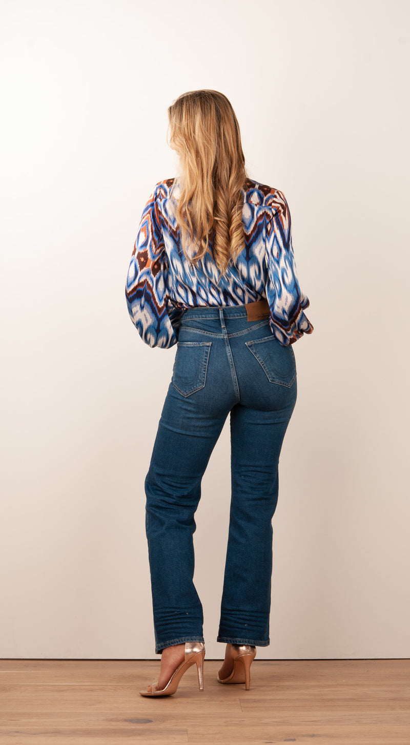 Bluse Blau | Multicolor