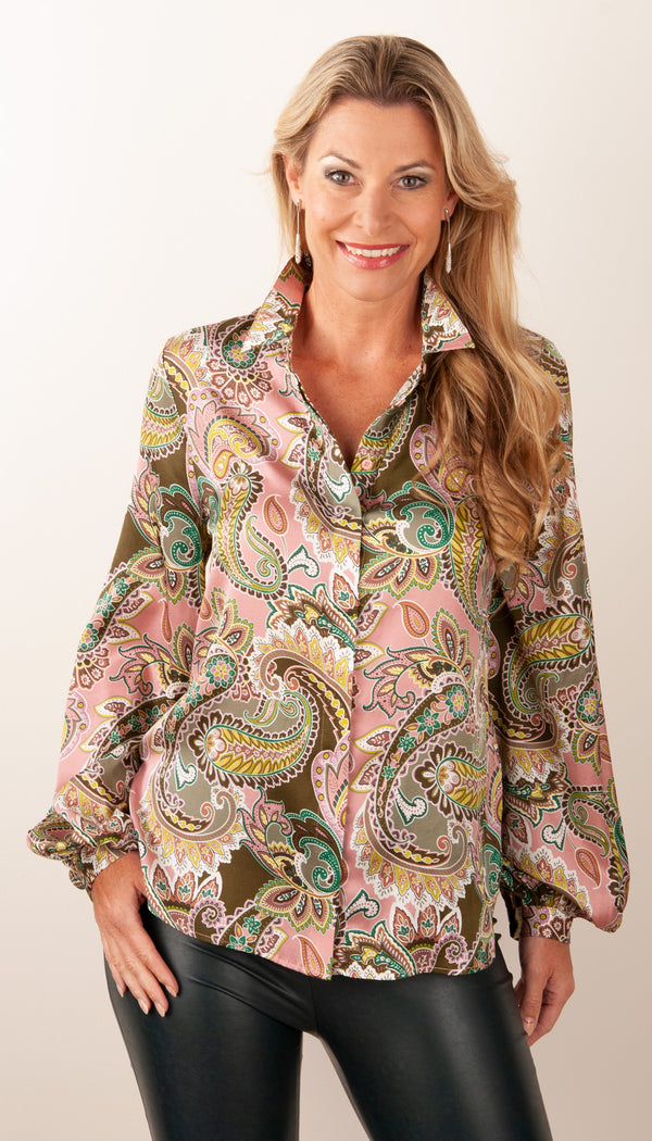 Bluse „Paisley“ Multicolor