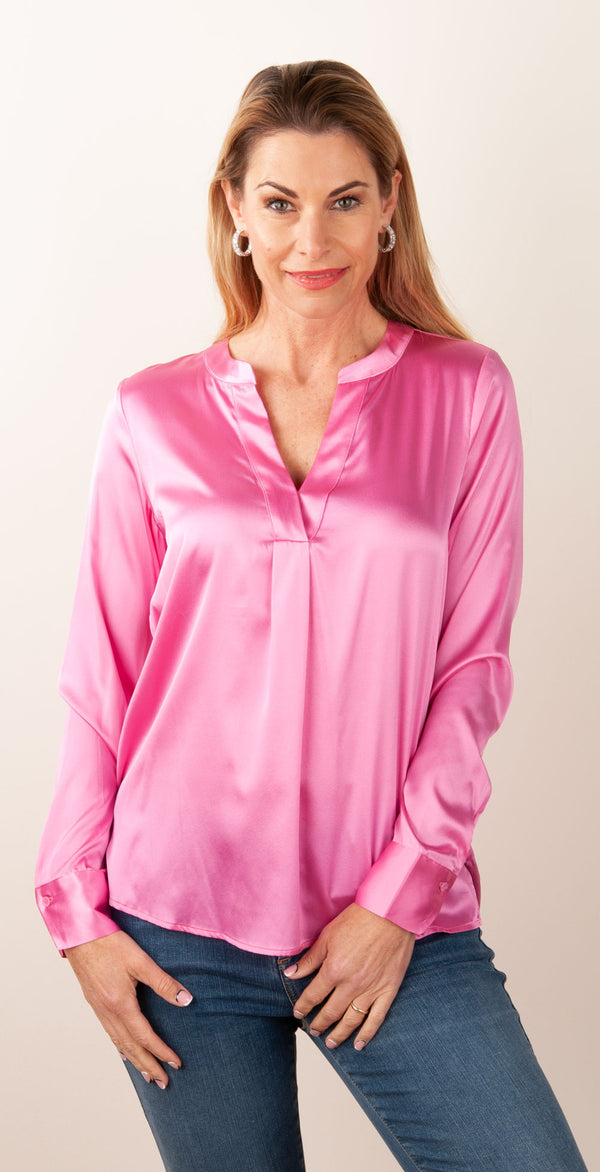 Schlupfbluse „Santena“ Pink