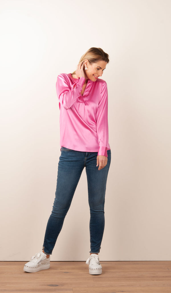 Schlupfbluse „Santena“ Pink