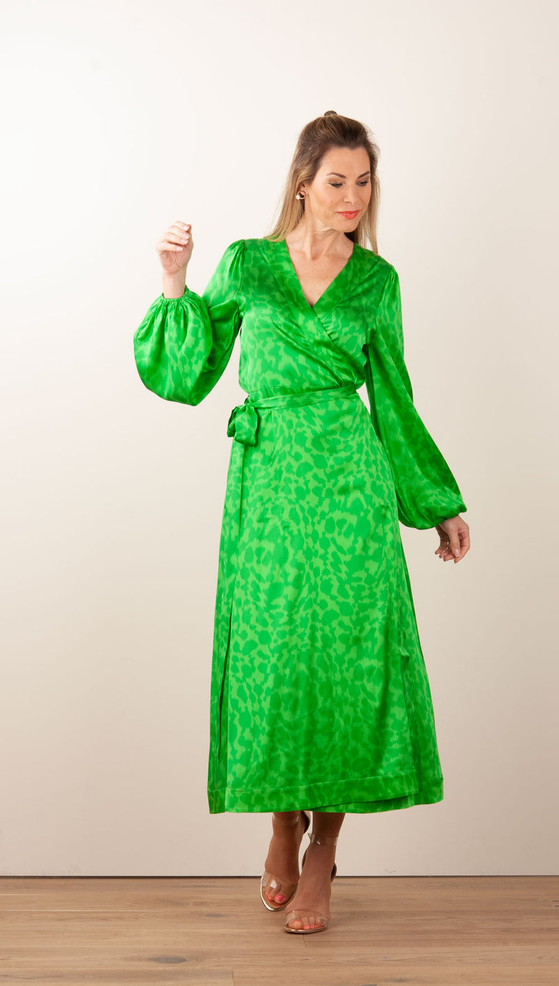 Wickelkleid „Carol“ Grün
