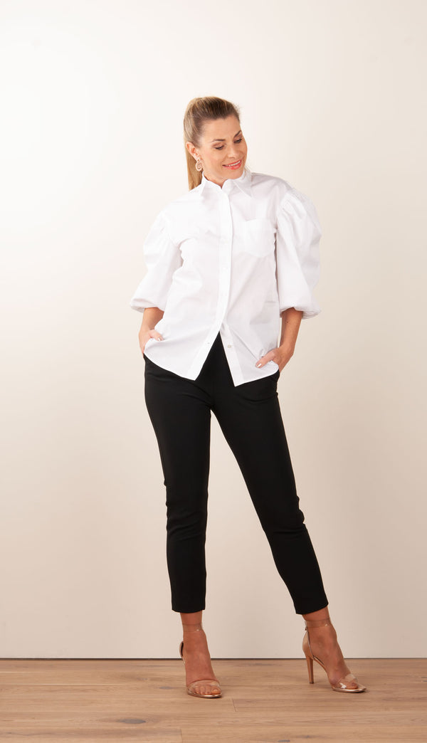 Bluse Weiß